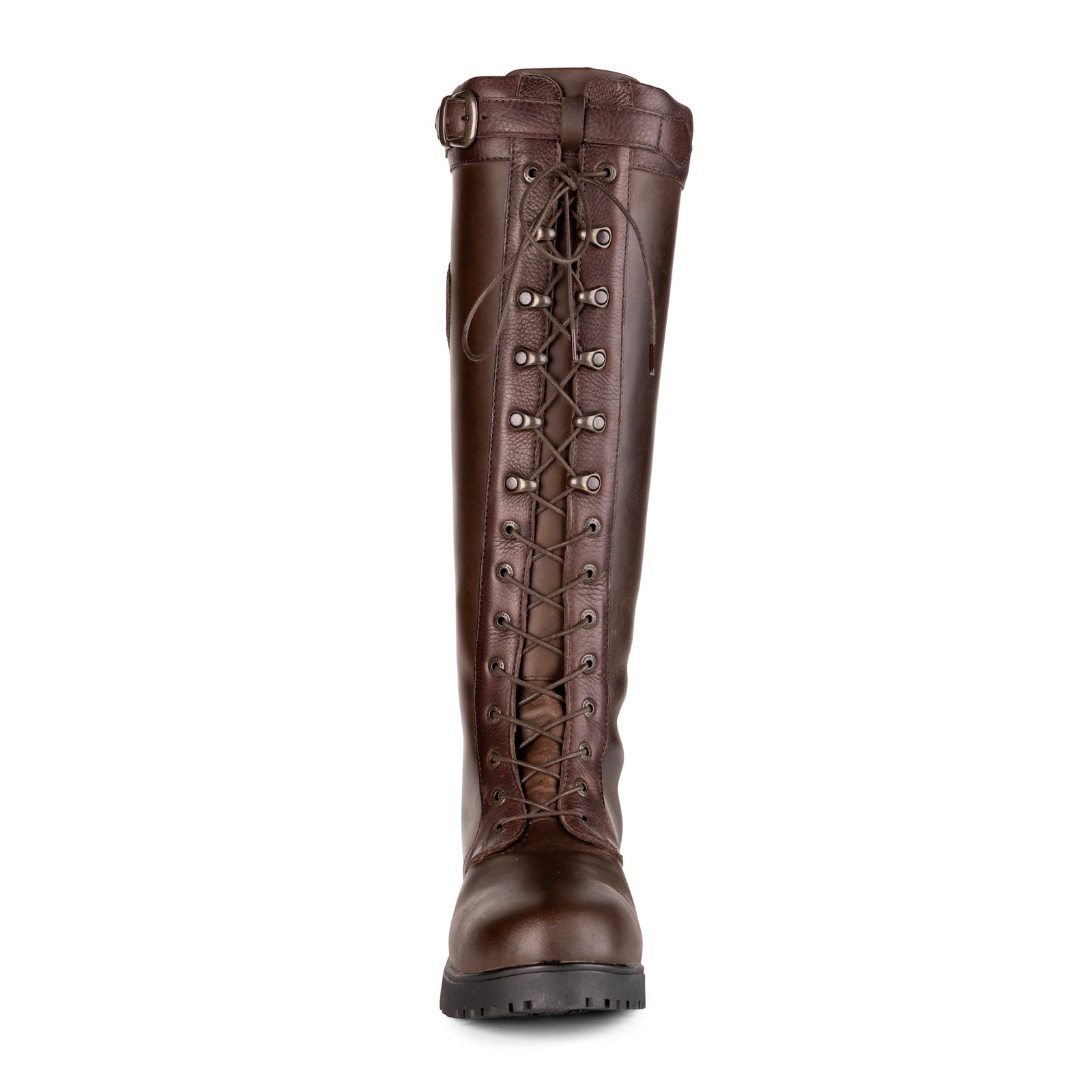 Moretta Teramo Lace Country Boots - Dark Brown