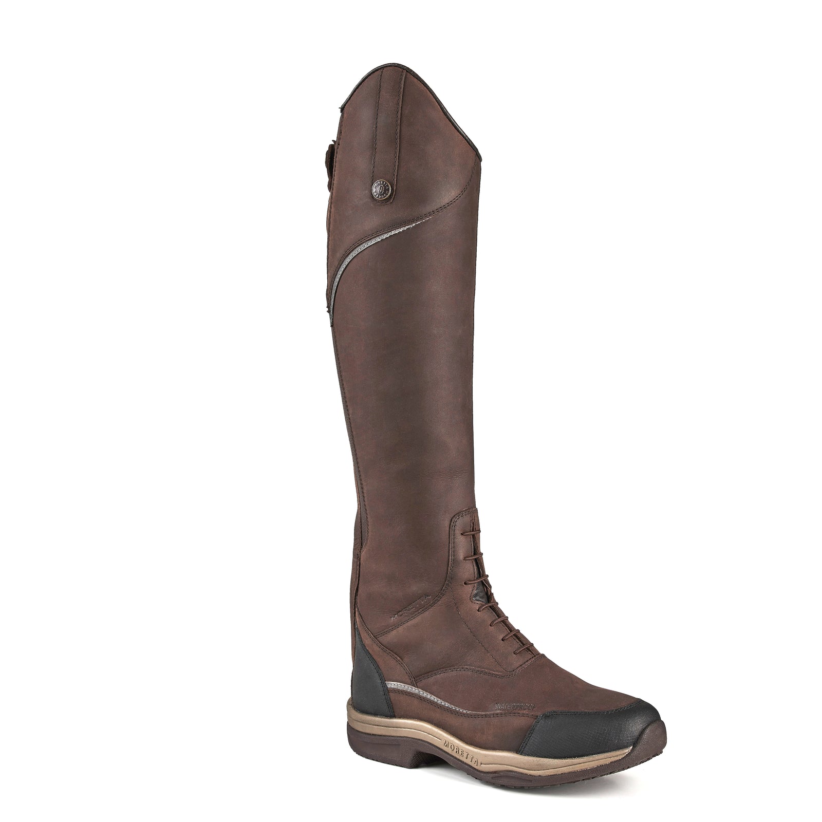 Moretta Brown Voltana Long XGRIP Boots - Brown
