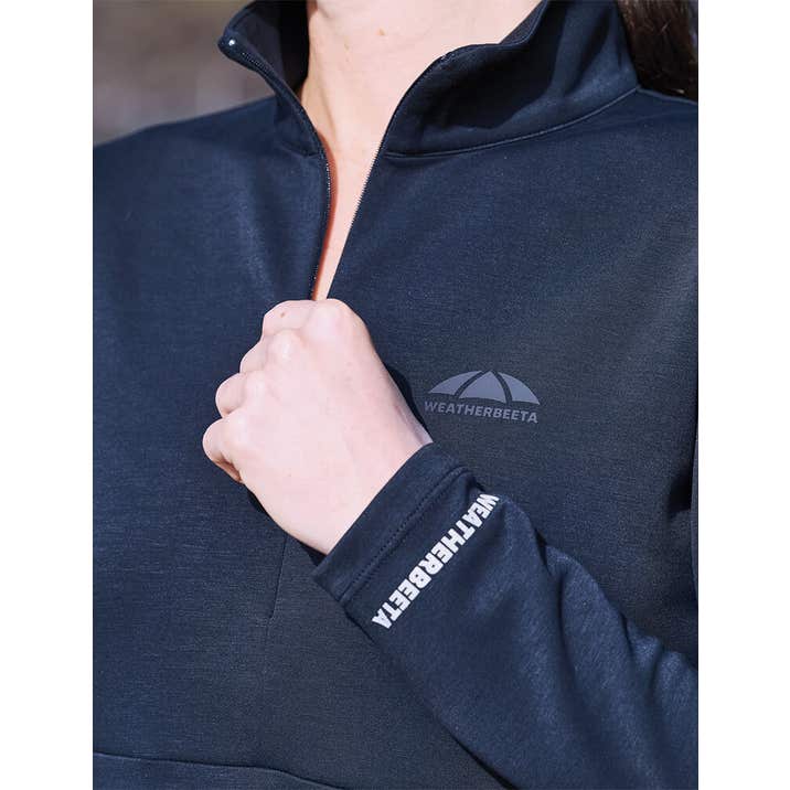 Weatherbeeta Copper 1/2 Zip Long Sleeve Mid-Layer - Navy