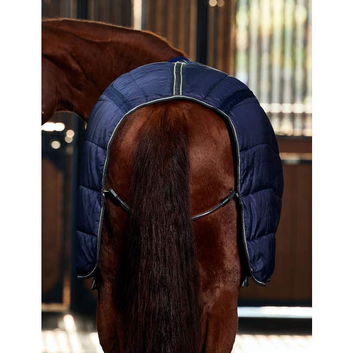 Weatherbeeta ComFiTec PP Channel Quilt Stable Detach-A-Neck 220G - Navy