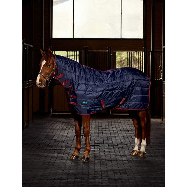 Weatherbeeta ComFiTec 210D Channel Quilt Stable Combo Neck 100G- Navy