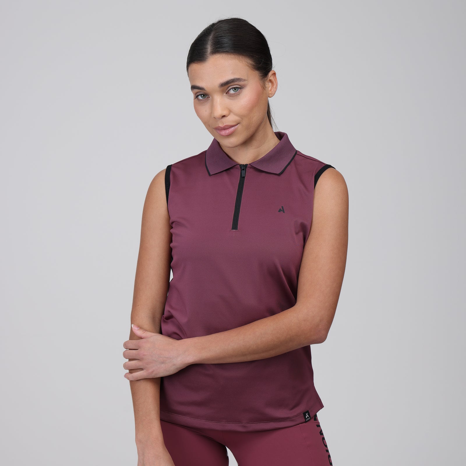 Aubrion React Sleeveless Tech Polo