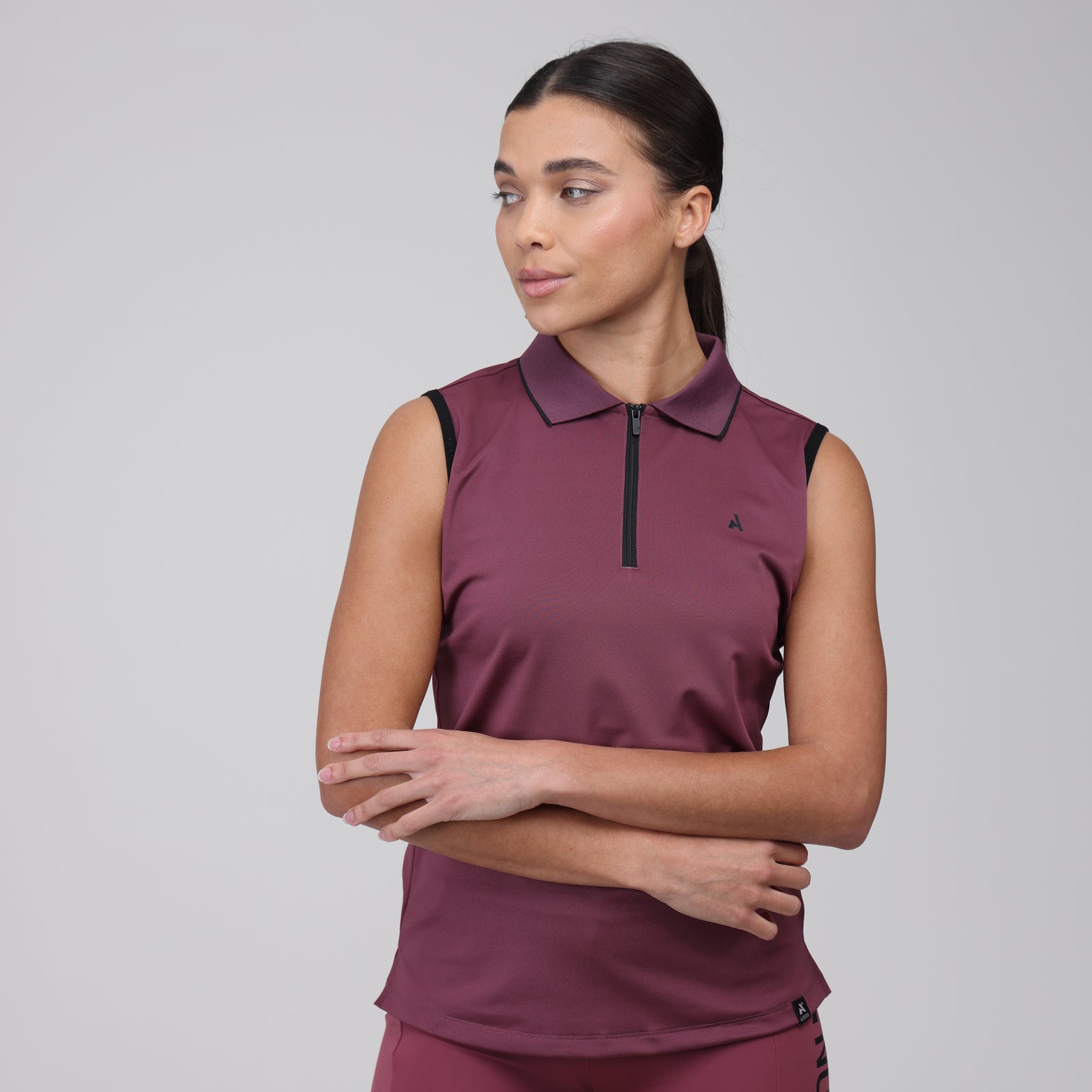 Aubrion React Sleeveless Tech Polo