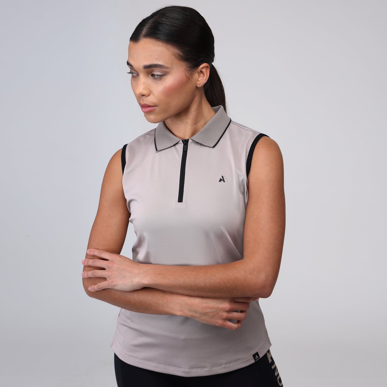 Aubrion React Sleeveless Tech Polo