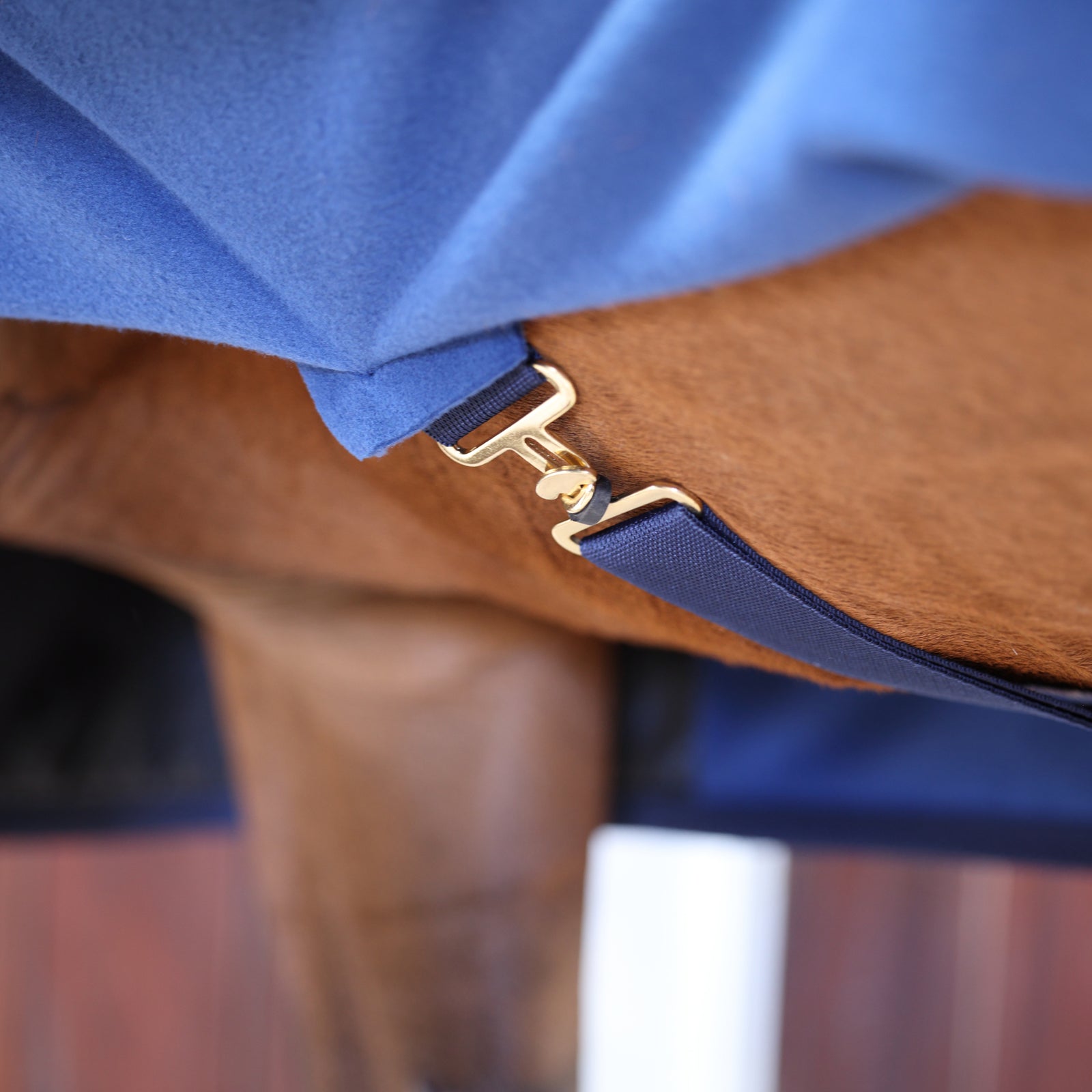 Shires Deluxe Fleece Show Rug - Navy