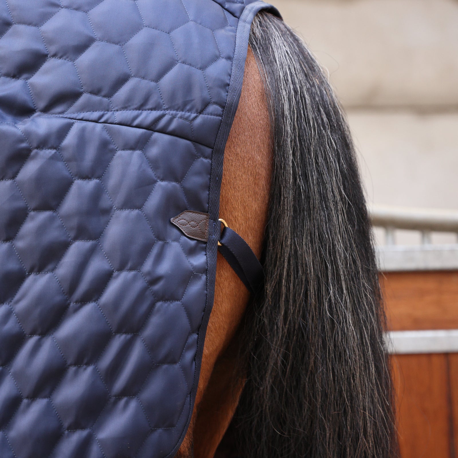 Shires Deluxe Quilted Rug - Navy