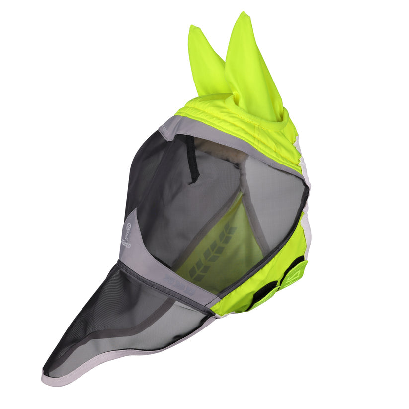FlyGuard Pro Hi-Viz Fine Mesh Fly Mask with Ears & Nose