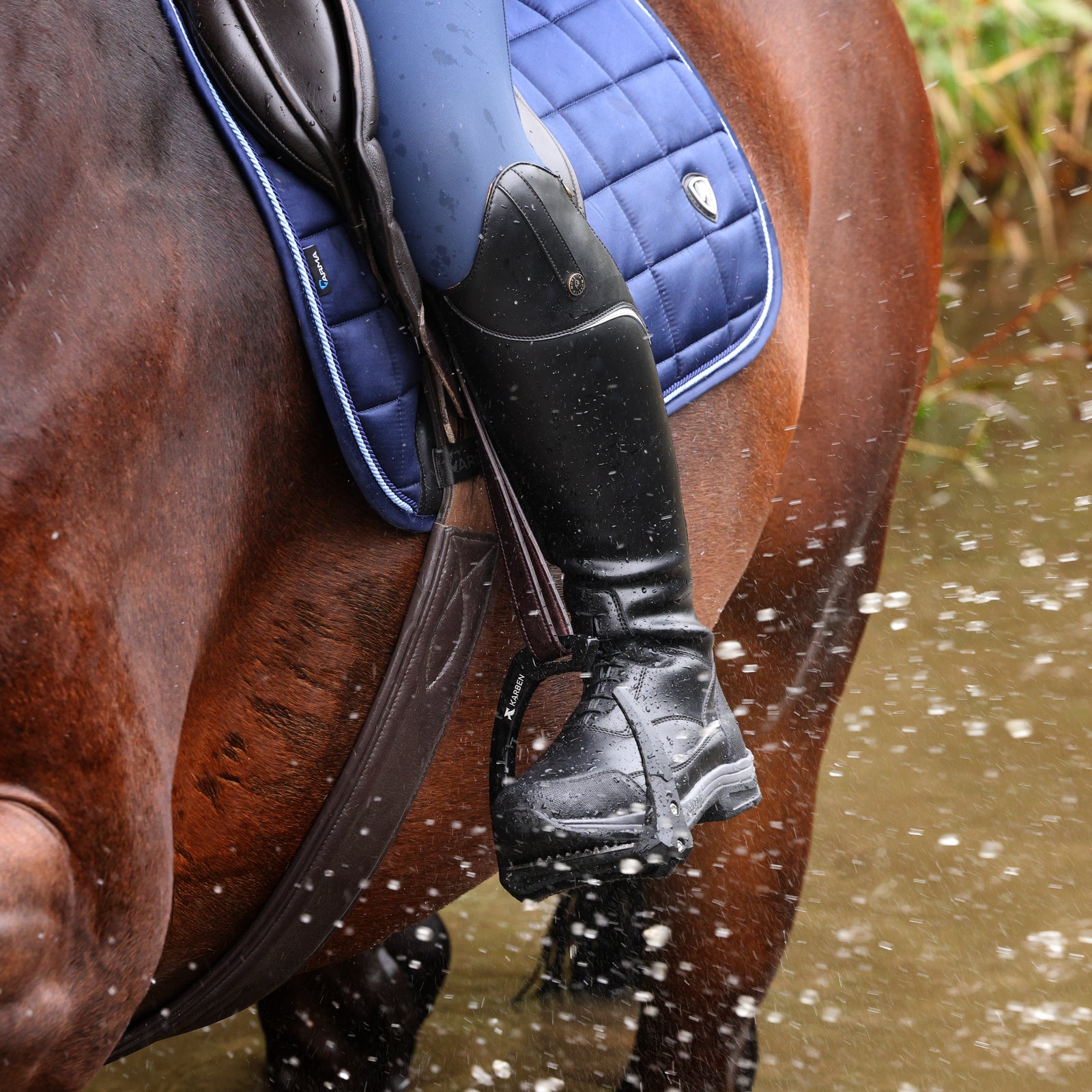 Moretta Azzurra XGRIP Long Riding Boots - Black