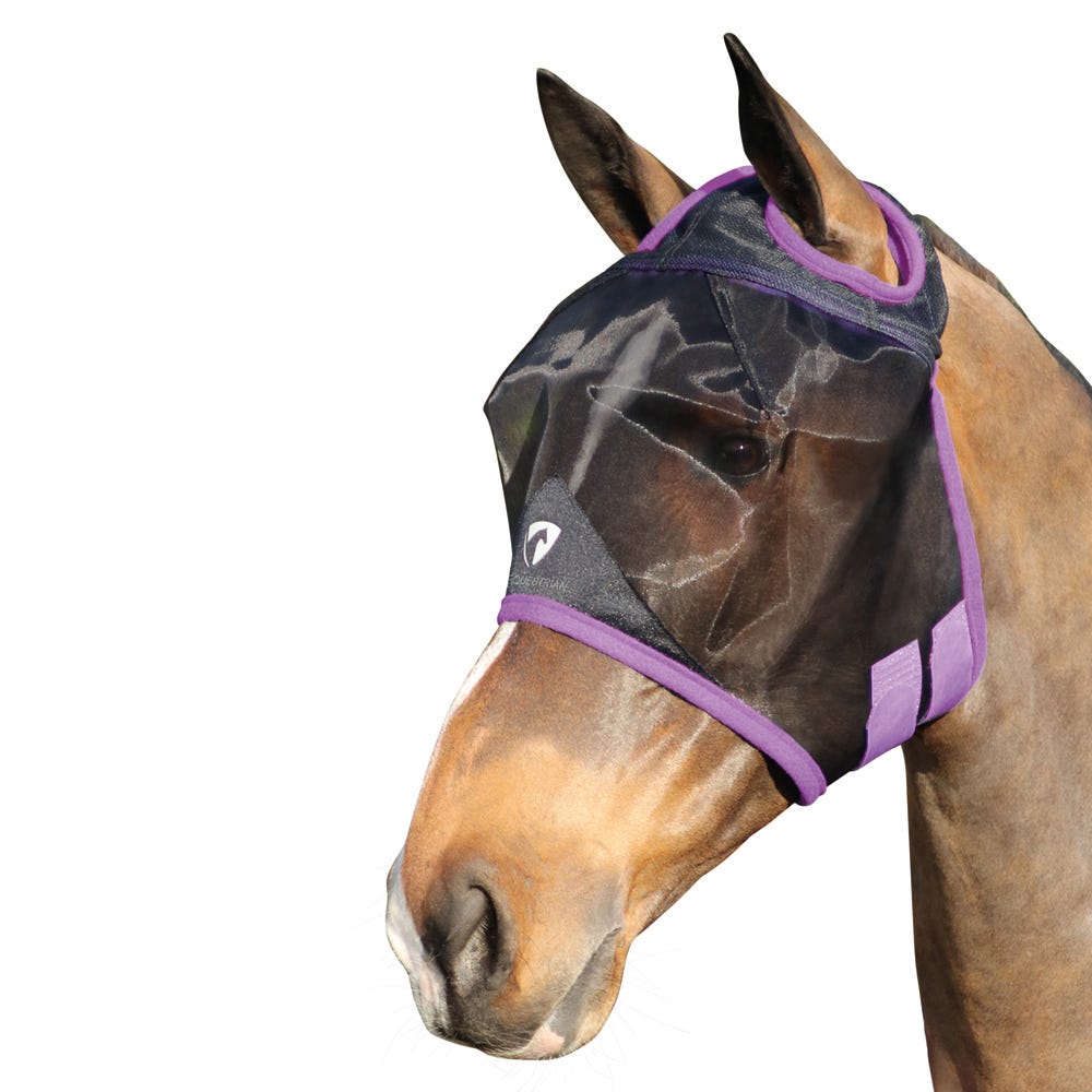 Hy Equestrian Mesh Half Mask without Ears