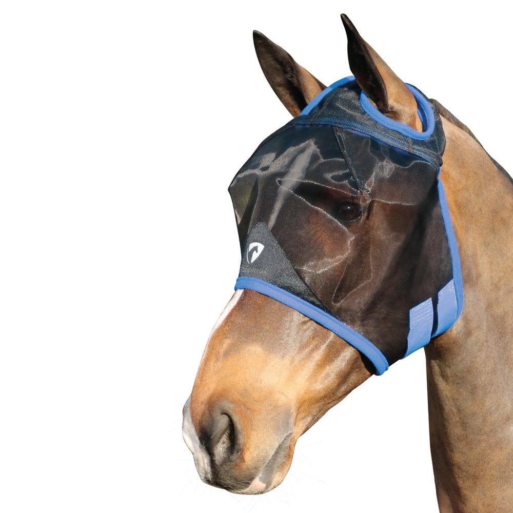 Hy Equestrian Mesh Half Mask without Ears