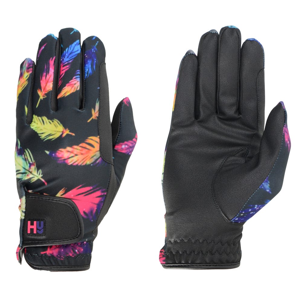 Hy Equestrian Lightweight Printed Riding Gloves