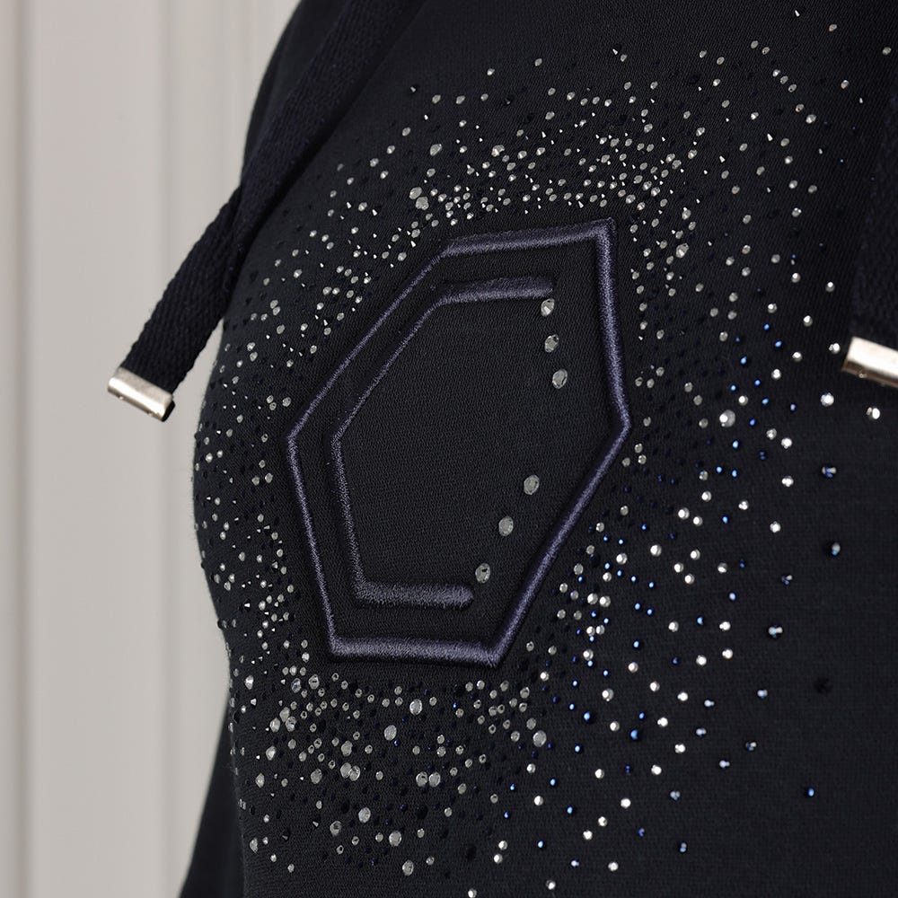 Coldstream Swanlaws Diamante Hoodie -Navy