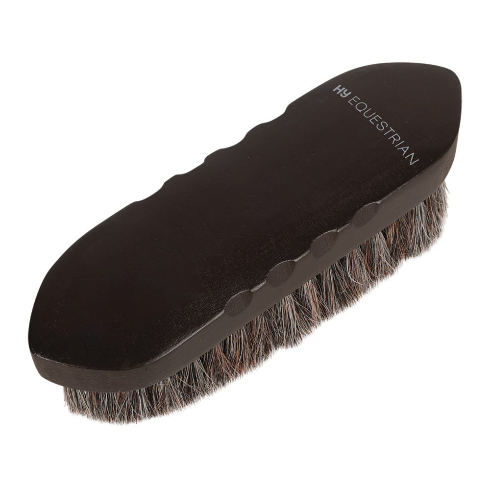 Hy Equestrian Deluxe Flick Brush With Horse Hair