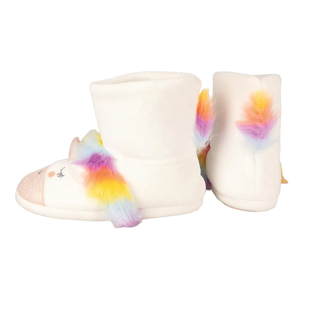 Unicorn Boot Slippers by Little Rider