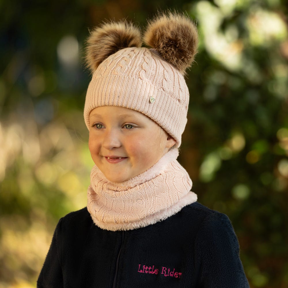Hy Equestrian Morzine Children's Bobble Hat
