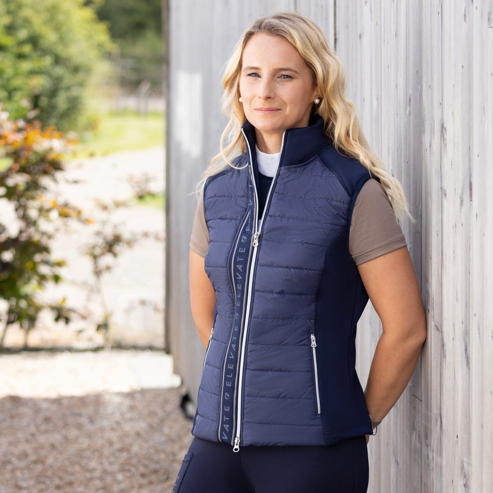Hy Equestrian Elevate Allure Gilet - Navy