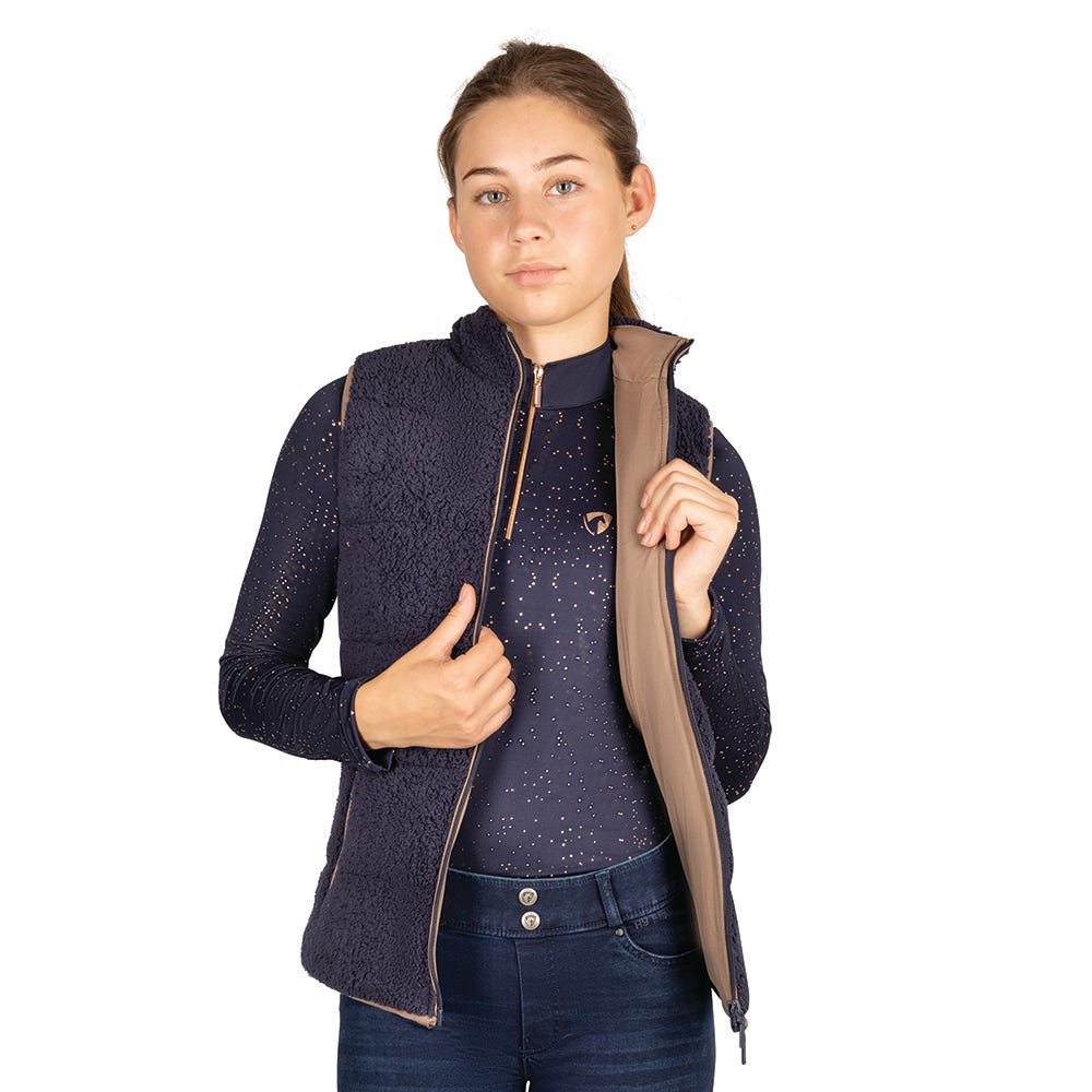 Hy Equestrian Elevate Mizs Country Teddy Fleece Gilet