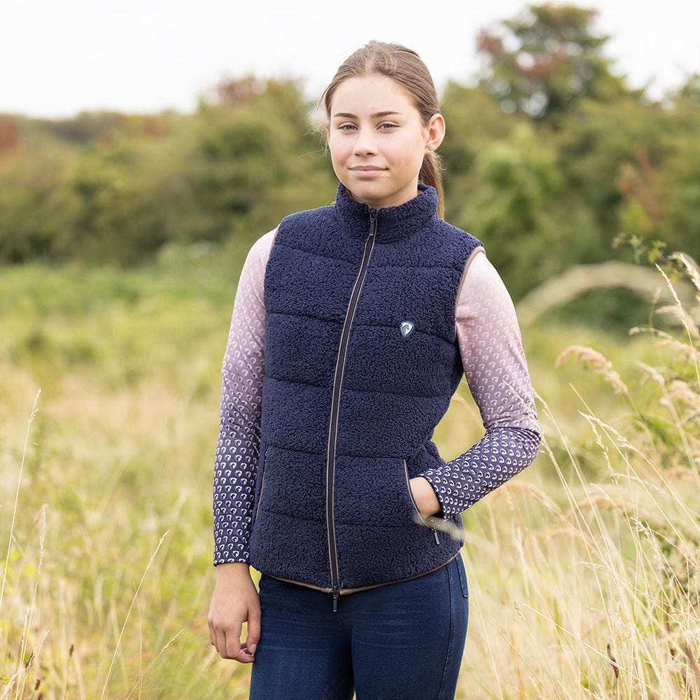 Hy Equestrian Elevate Mizs Country Teddy Fleece Gilet