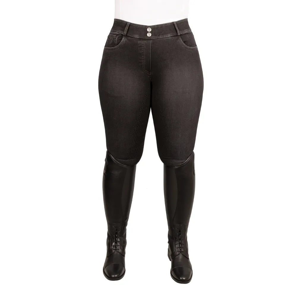 Hy Equestrian Elevate Style Denim Breeches