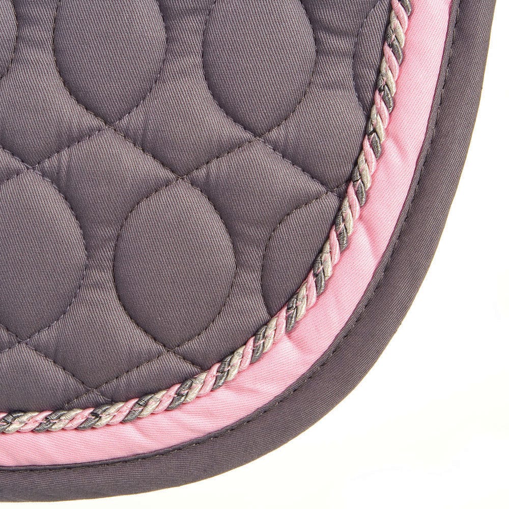 Hy Equestrian Deluxe Saddle Pad With Cord Binding