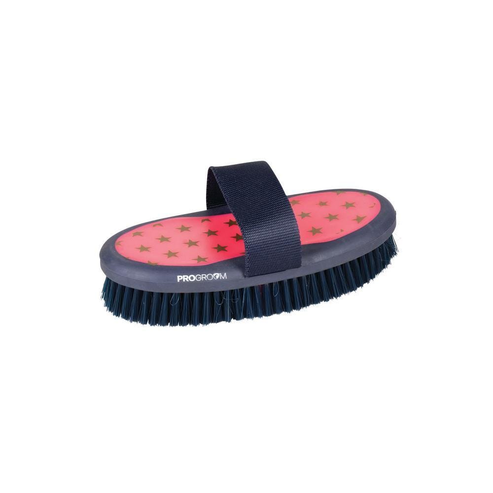 Hy Equestrian Star Easy Grip Body Brush