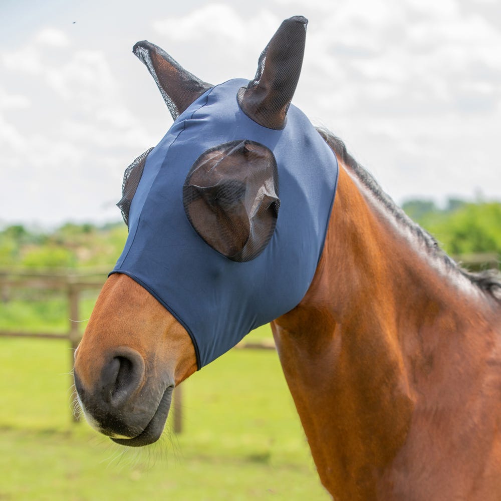 Hy Equestrian Lycra Flex Fly Mask