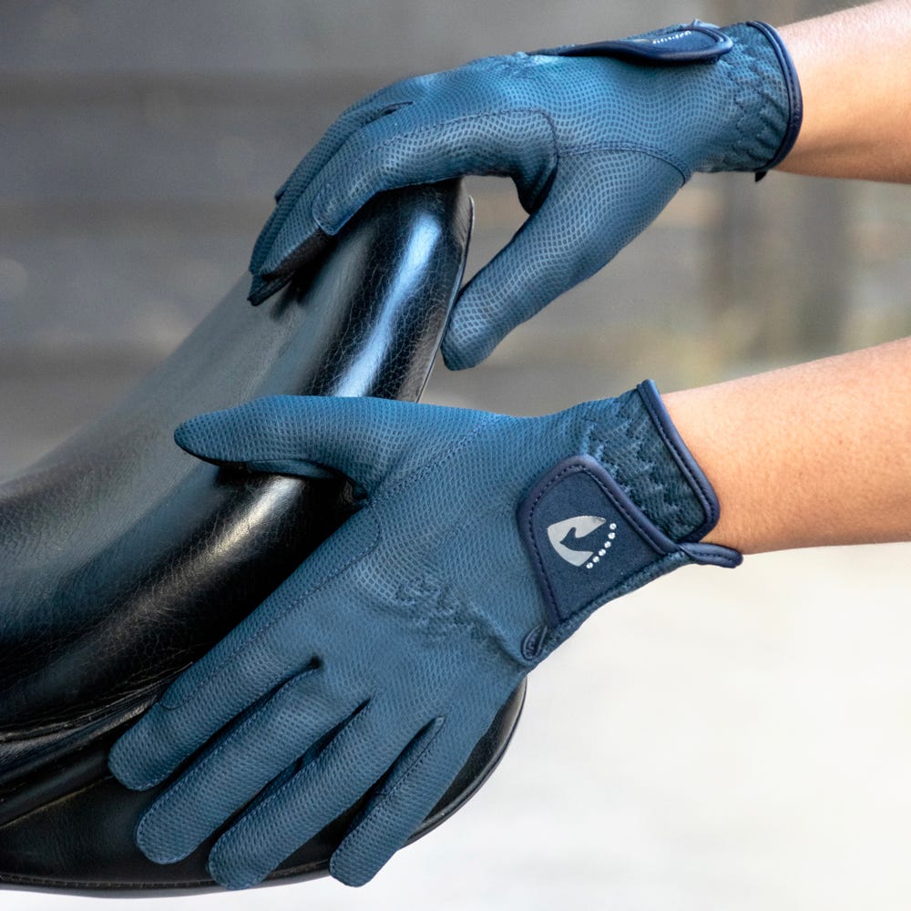 Hy Equestrian Sparkle Touch Riding Gloves