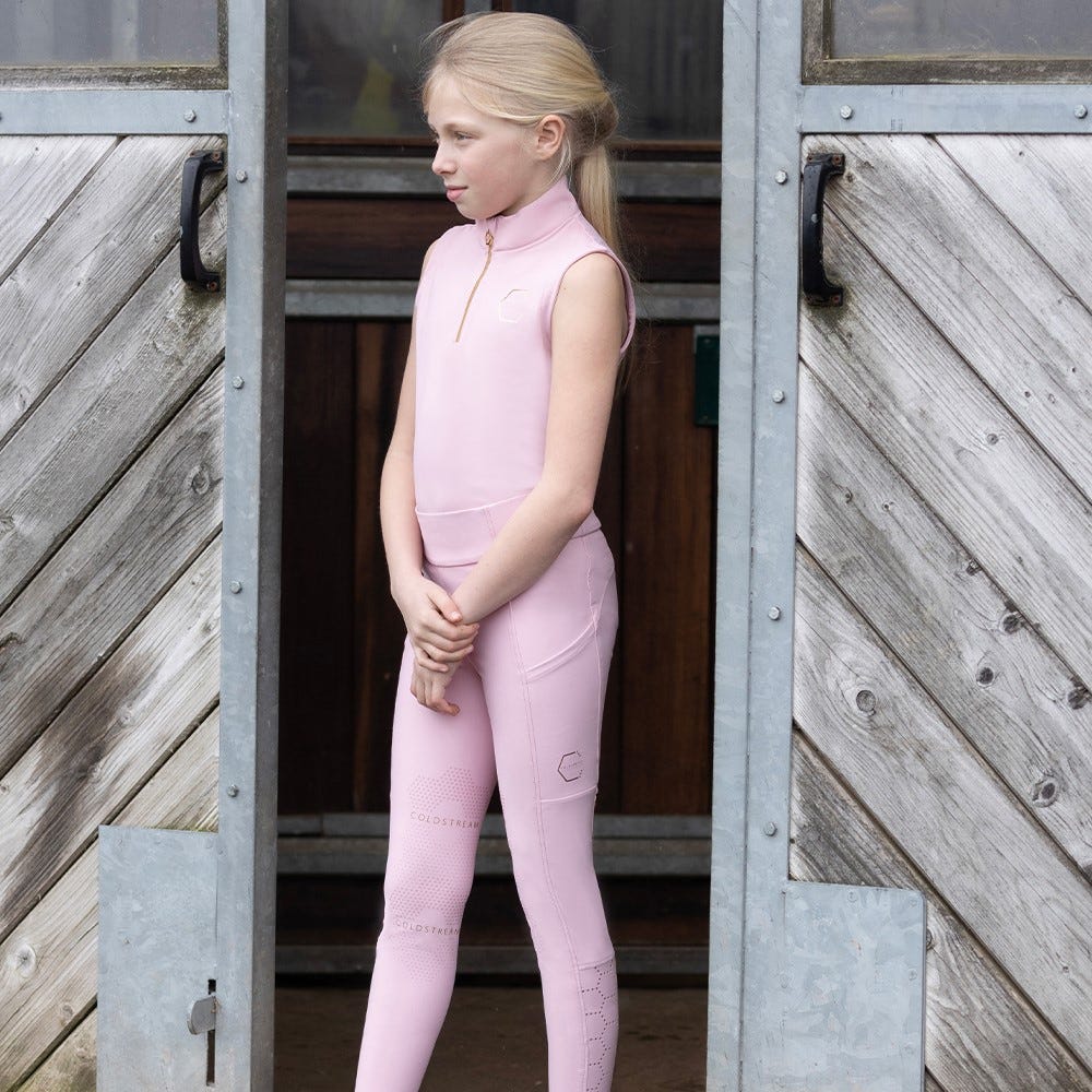 Coldstream Next Generation Cranshaws Riding Tights - Blush Pink