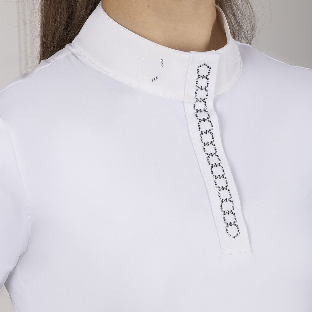 Coldstream Clarilaw Diamante Show Shirt White