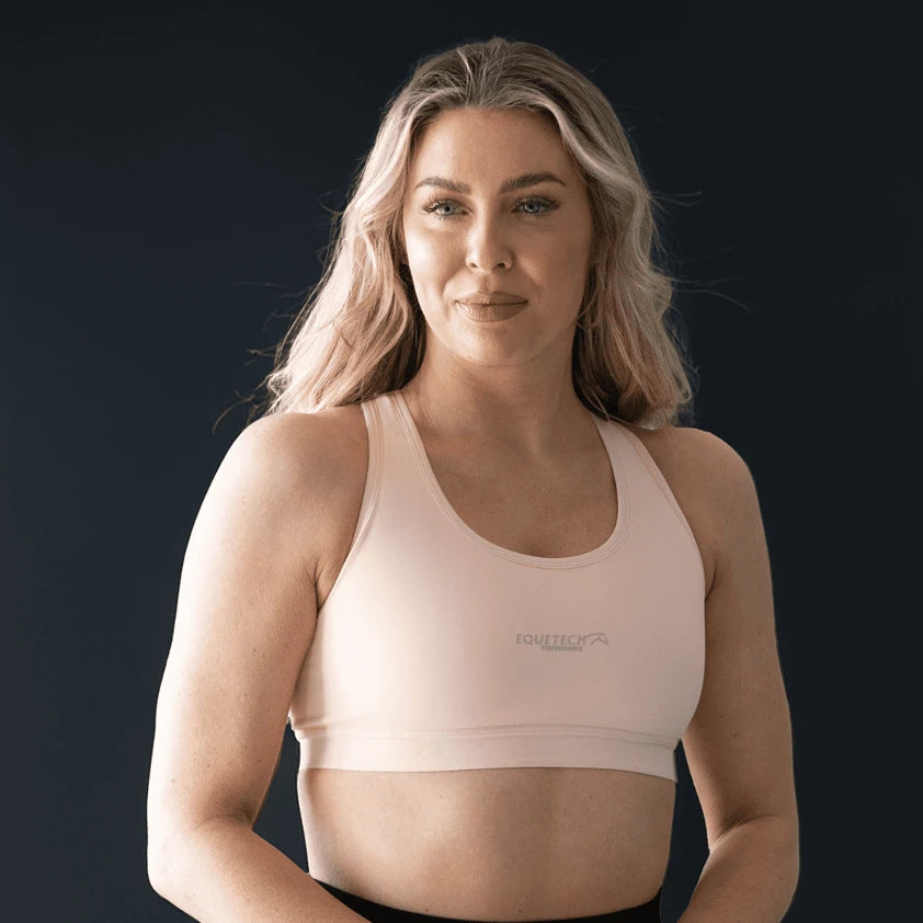 Equetech Performance Sports Bra - Nude