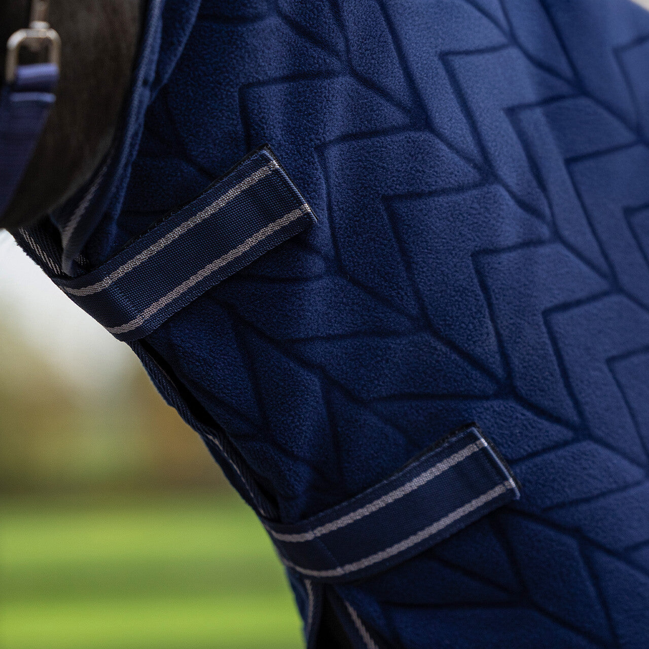 Embossed Fleece Rug With Detachable Neck