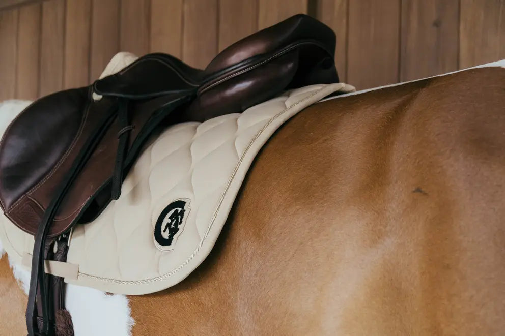 Kentucky Show Jumping Saddle Pad Wave 3D Logo
