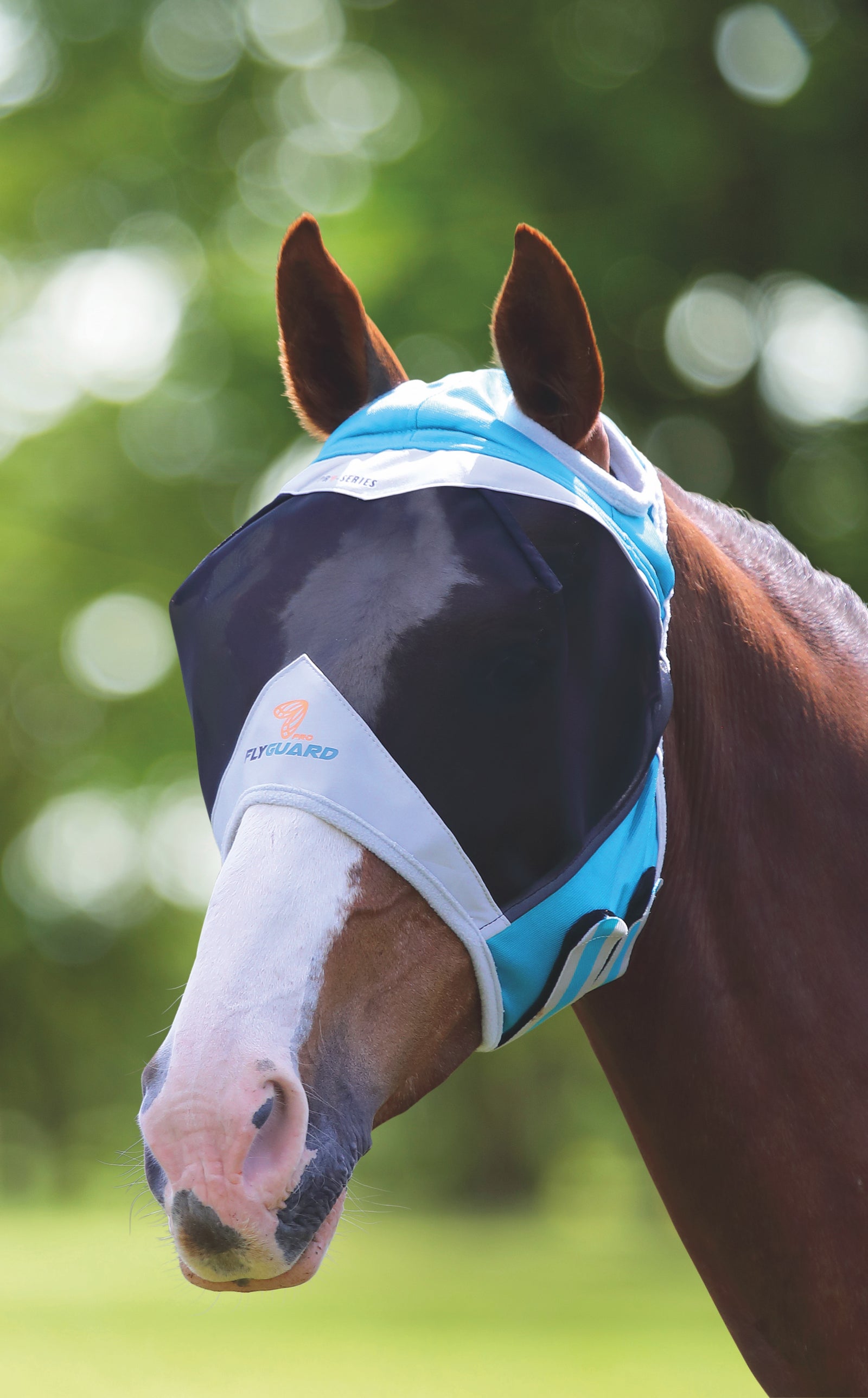 FlyGuard Pro Fine Mesh Fly Mask With Ear Holes