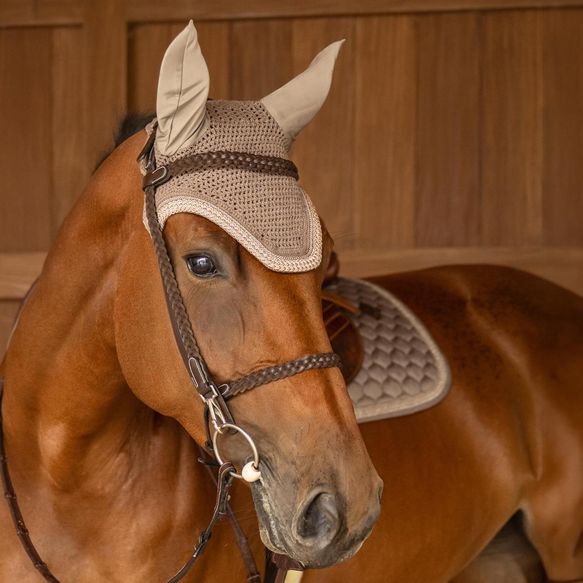 Kentucky Fly Veil Wellington Plaited Glitter Rope