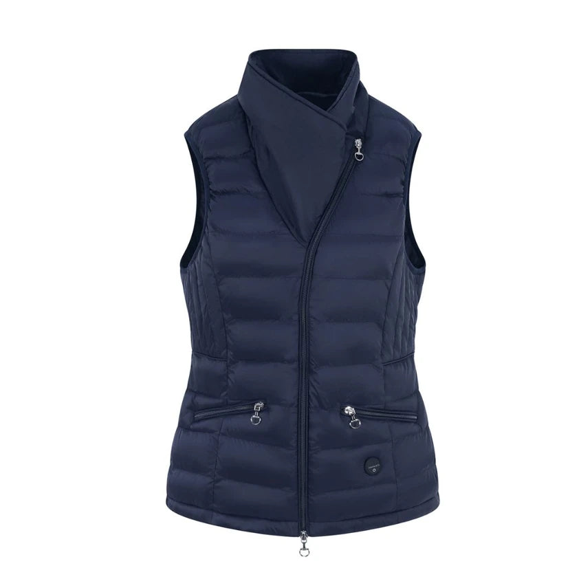 Inferno Asymmetrical Heated Gilet - Navy