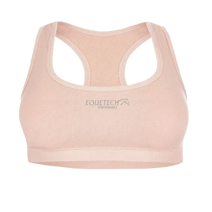 Equetech Performance Sports Bra - Nude