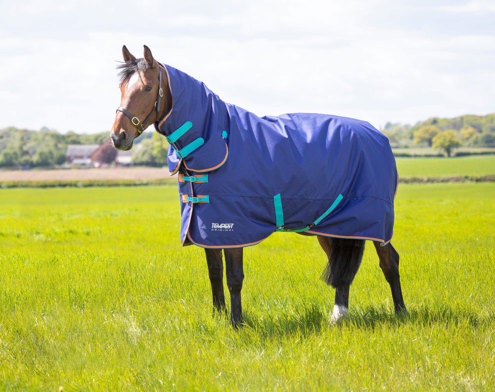 Tempest Original 100 Combo Turnout Rug - Navy