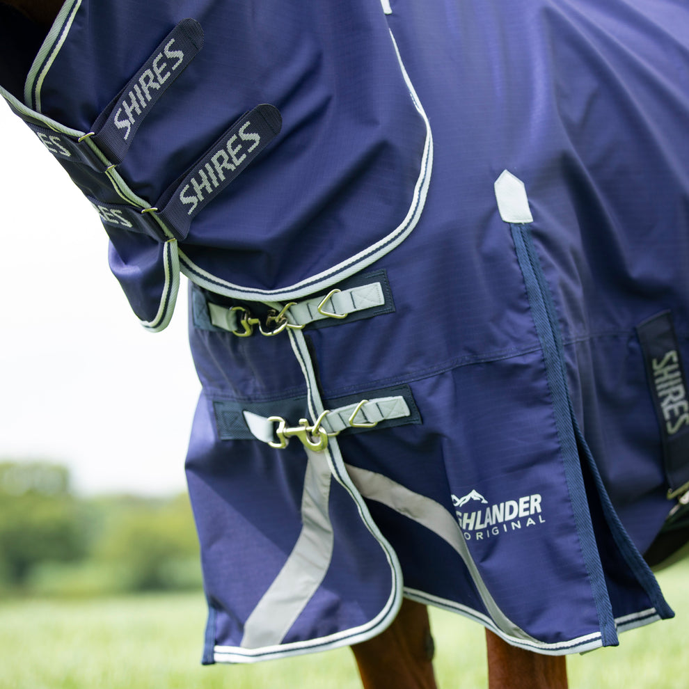 Highlander Original Lite Combo Turnout Rug - Navy