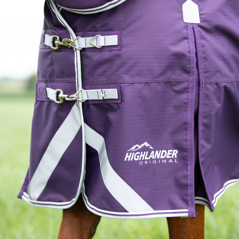 Highlander Original 100 Turnout Rug - Plum