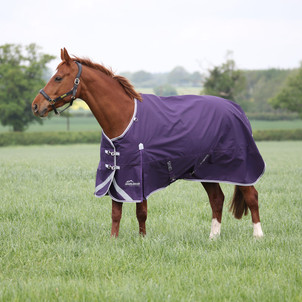 Highlander Original 100 Turnout Rug - Plum