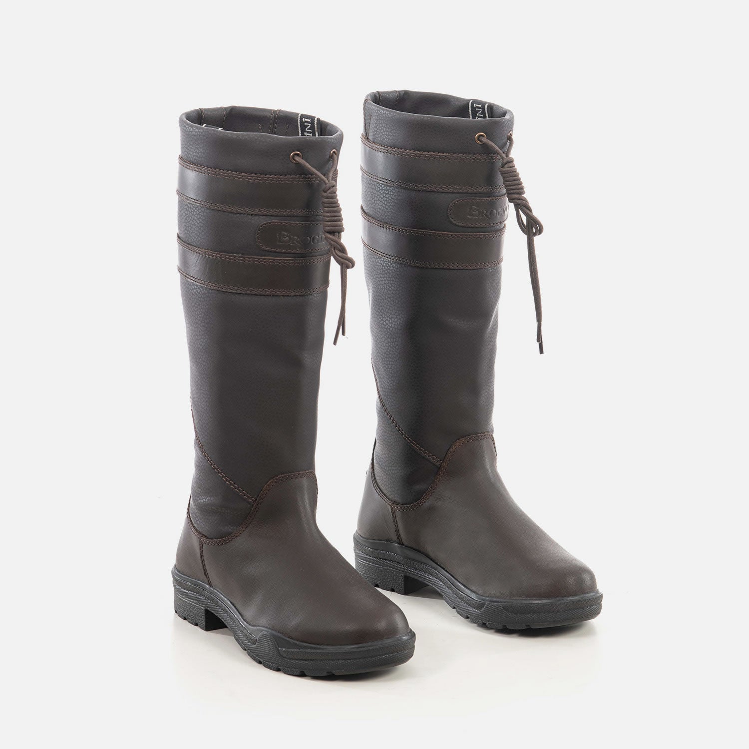 Brogini Longridge Piccino Country Boots - Brown