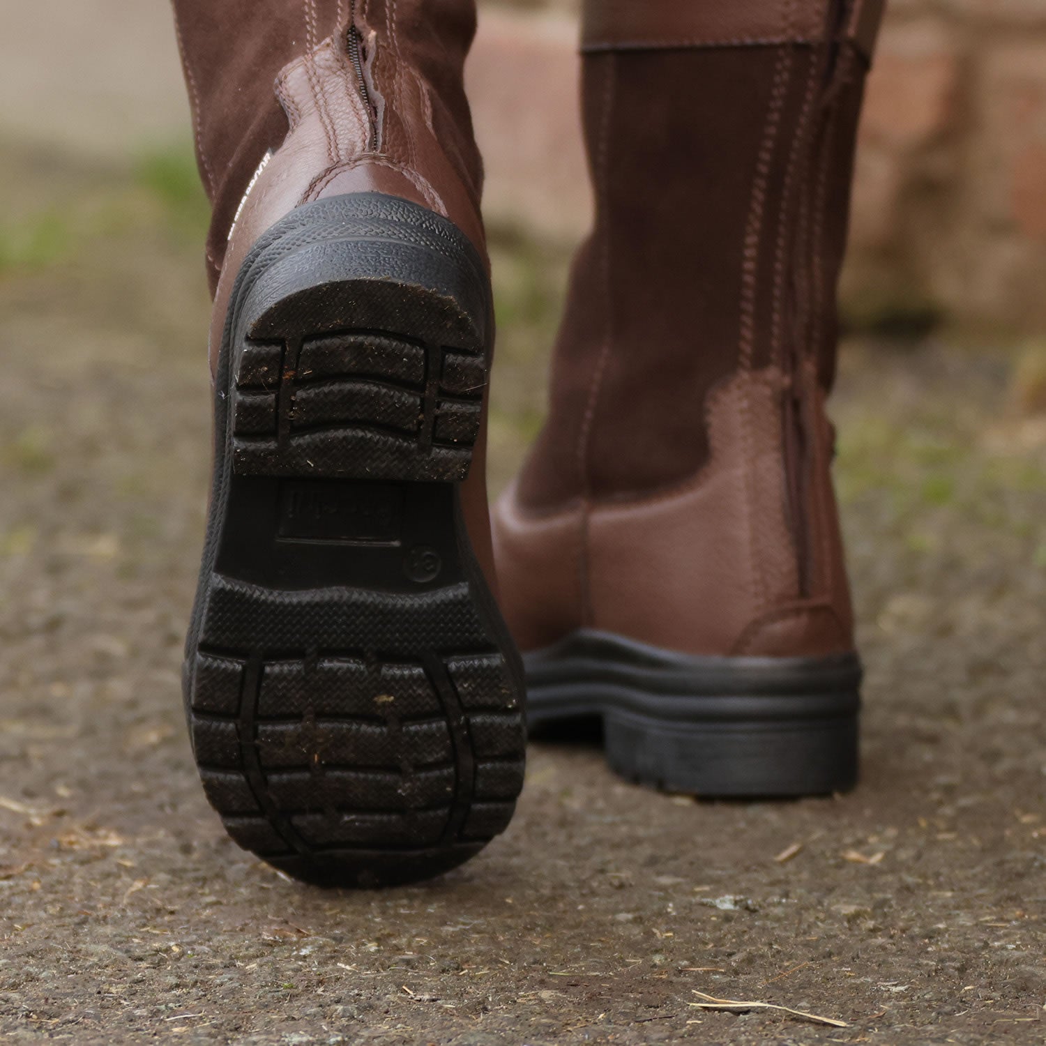 Brogini Hollingworth Piccino Zip Country Boots - Brown
