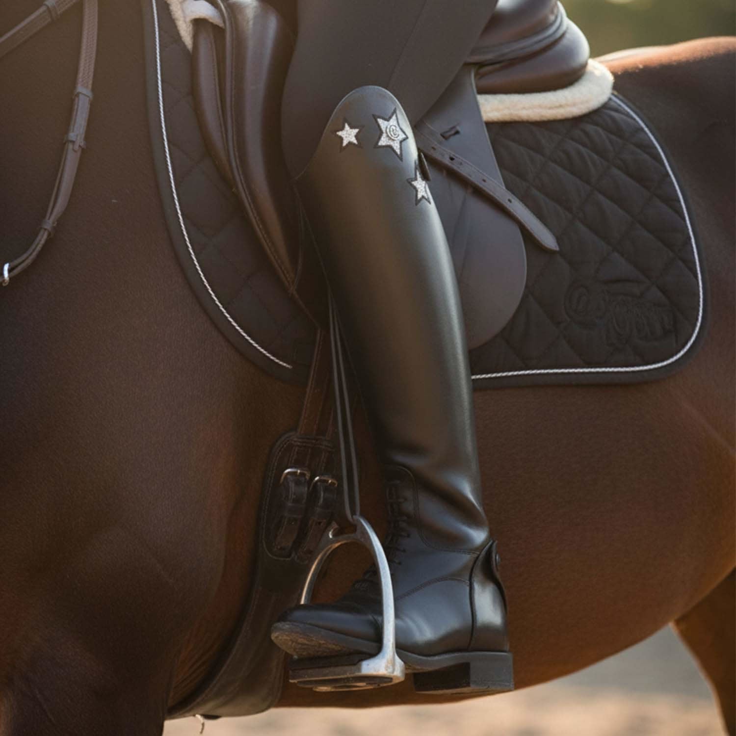 Brogini Como Piccino Riding Boots Star Top