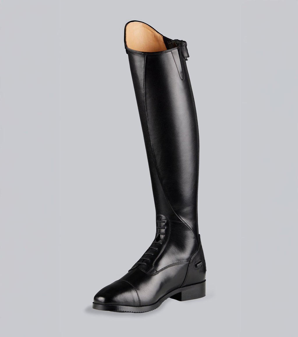 Premier Equine Ballotade Leather Field Tall Riding Boots - Black