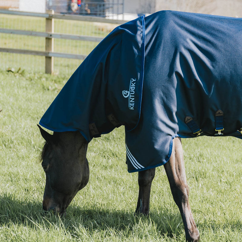 Kentucky Turnout Rug All Weather Waterproof Comfort - Navy