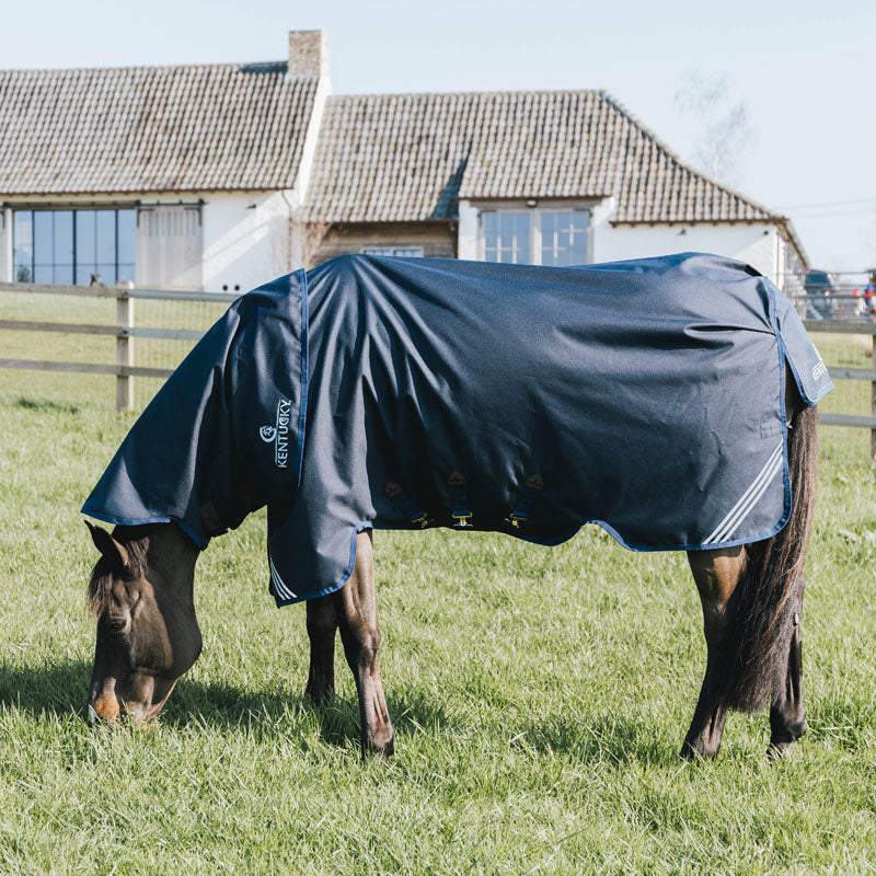 Kentucky Turnout Rug All Weather Waterproof Comfort - Navy