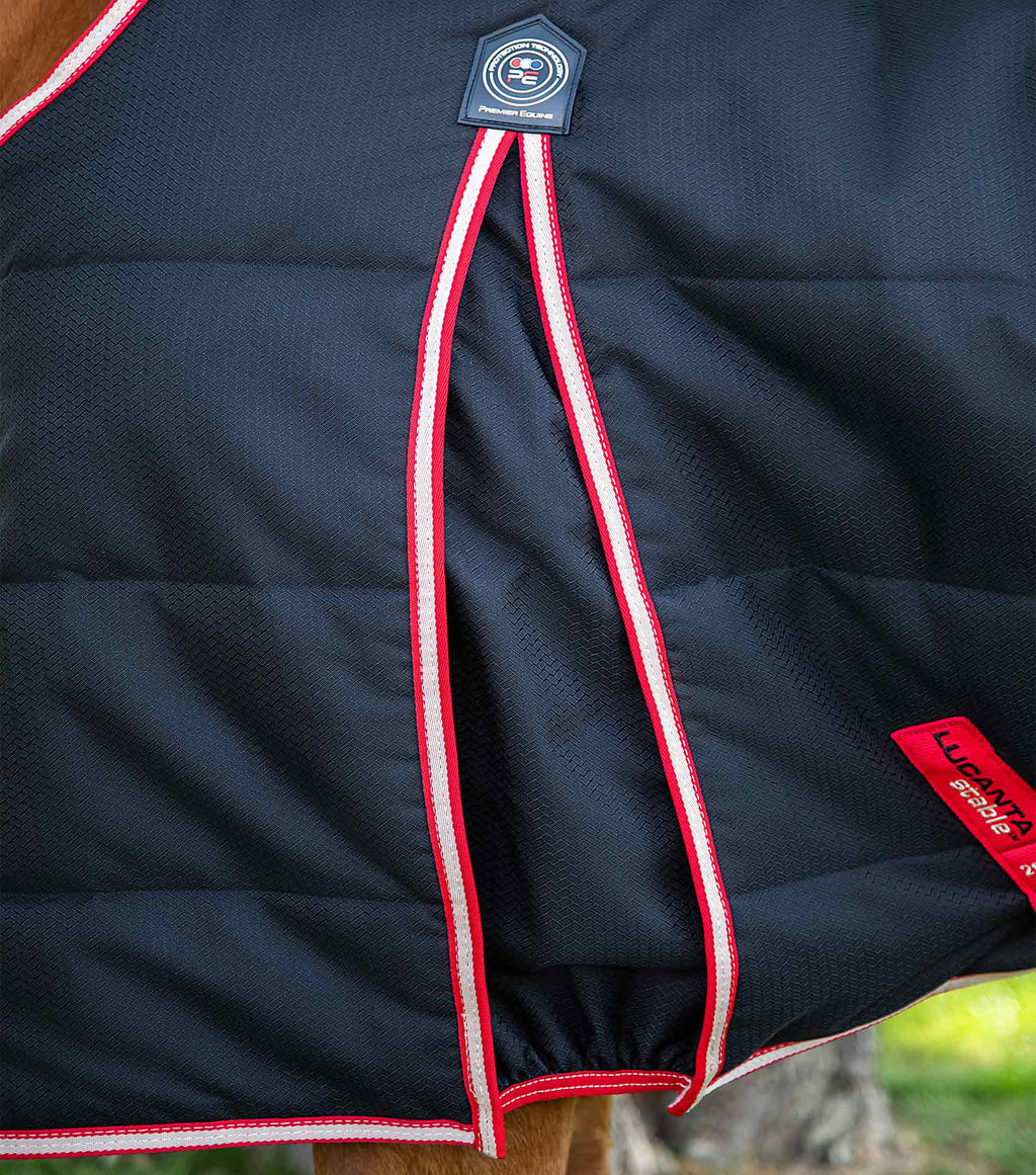 Premier Equine Lucanta Demi 200g Stable Rug - Black