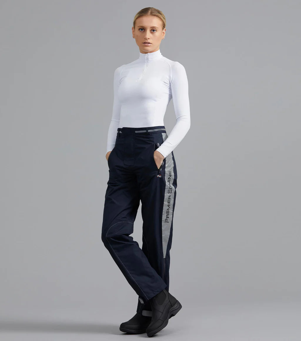 Premier Equine Lumen Reflective Unisex Riding Trousers - Navy