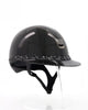 Samshield MissShield 2.0 Glossy Black with Glacier Frontal Band with Chrome Black Trim & blazon