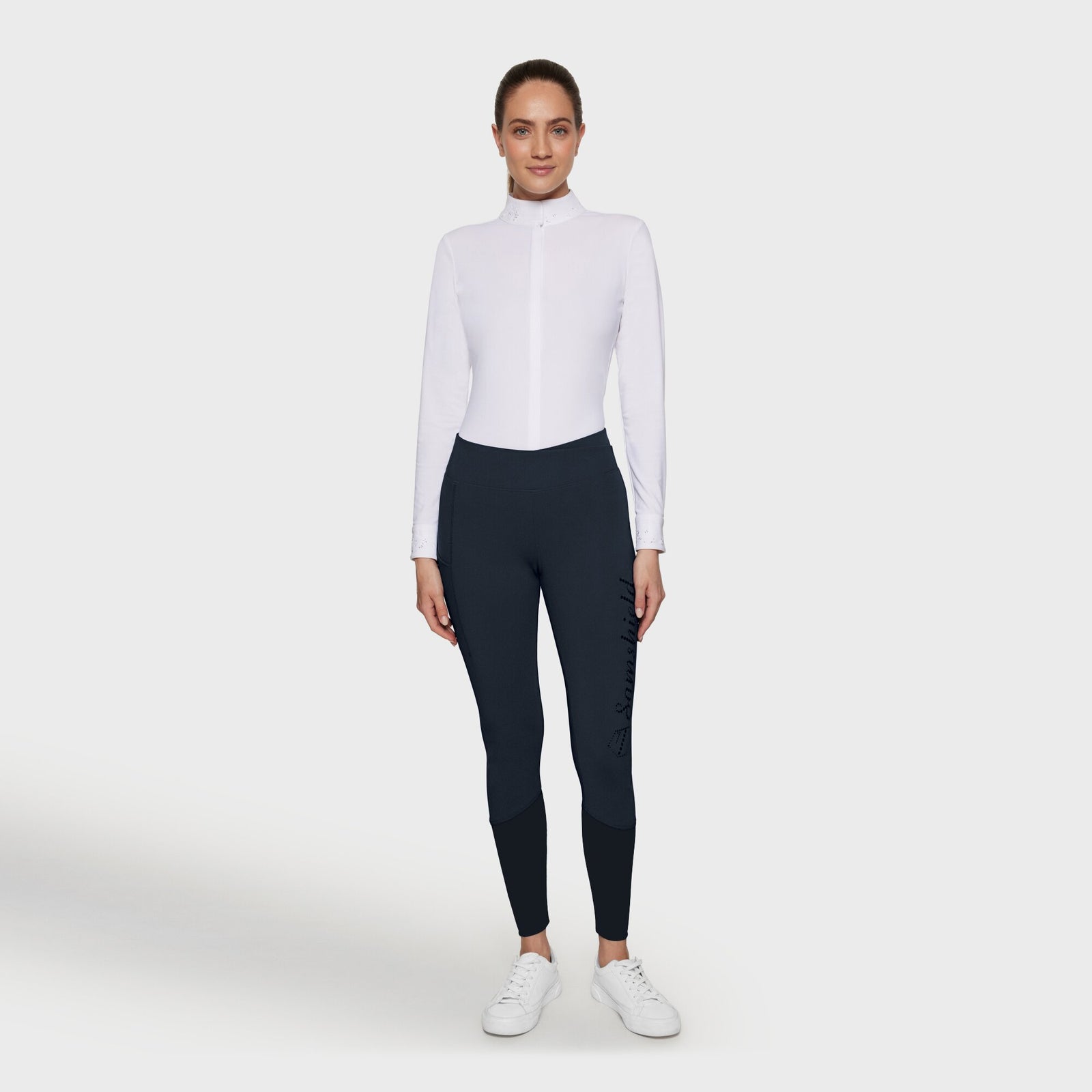 Samshield Alpha Knee Grip Riding Tights Navy